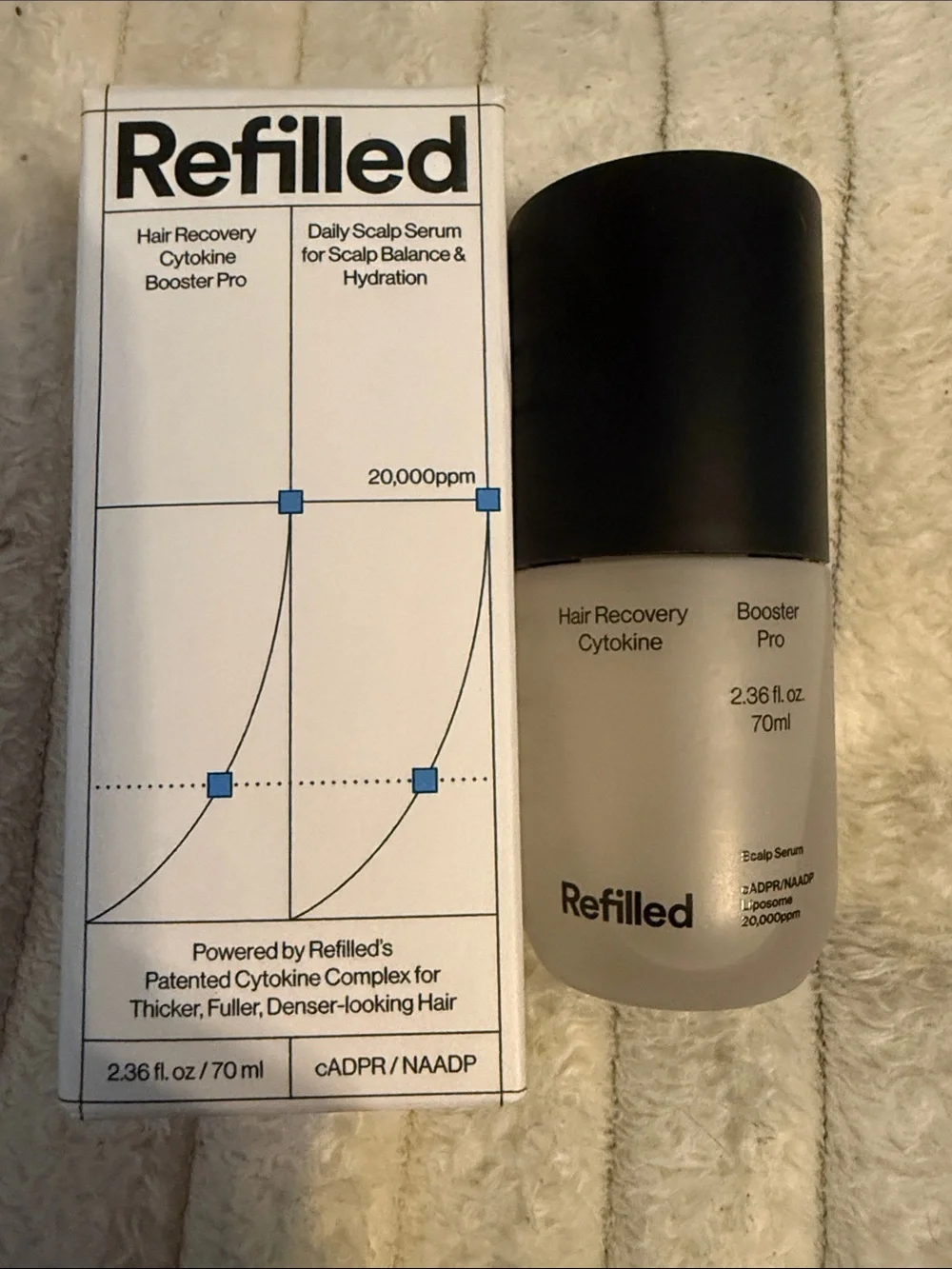 Hair Recovery Cytokine Booster Pro Serum - White & Black
